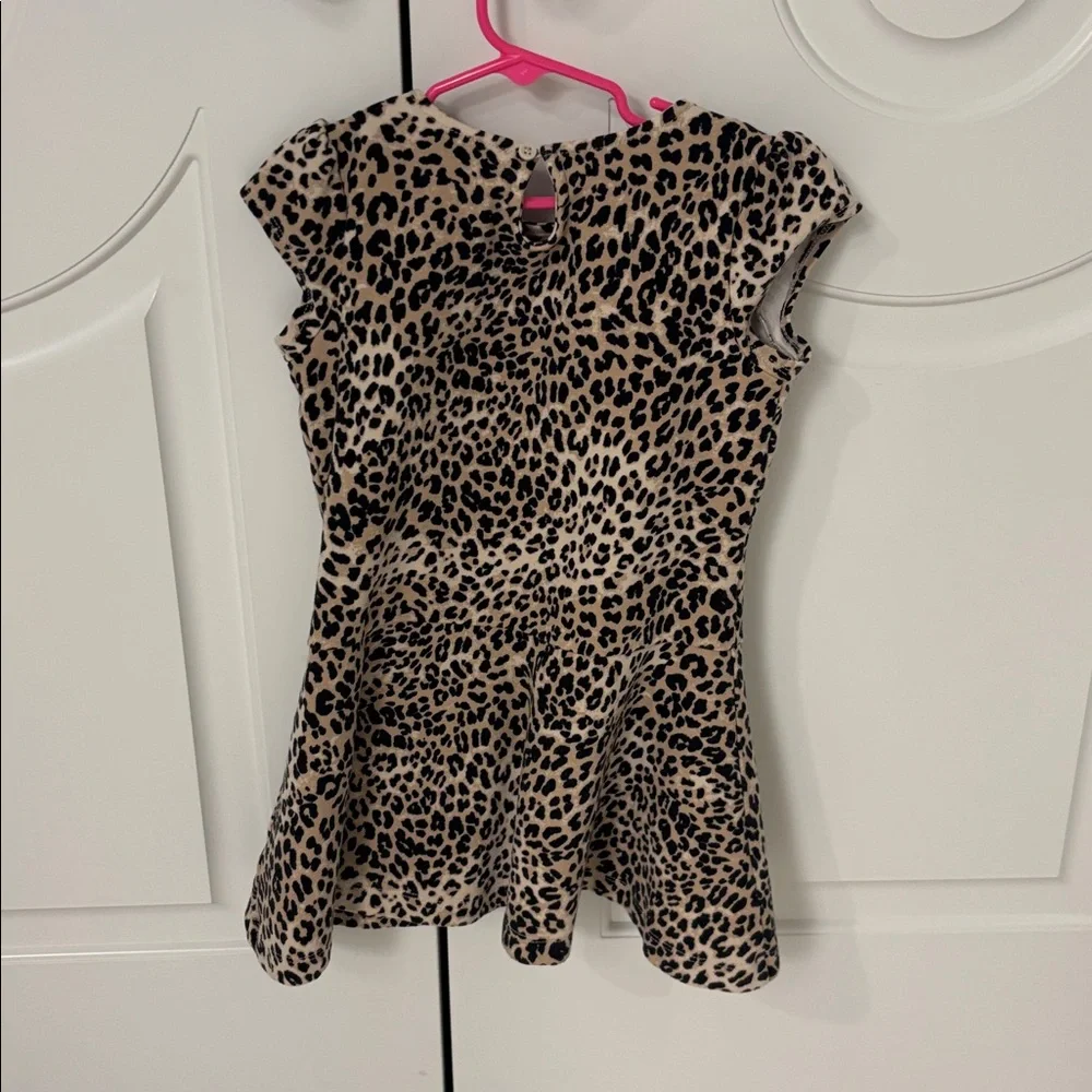 Gymboree Leopard Print Fit and Flare Girls Dress Size 6